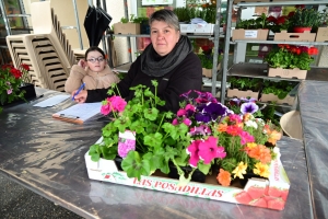 Lapte : le marché aux fleurs, aux plants de légumes et créations artisanales est en place à &quot;Verne&quot;