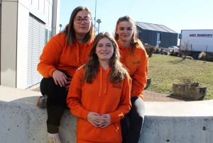 Mélissa, Léa et Salomé. Crédit DR