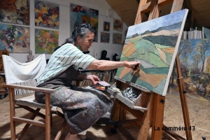 Les Estables : Doris Salomon montre son regard sur les arbres du 11 juillet au 1er août