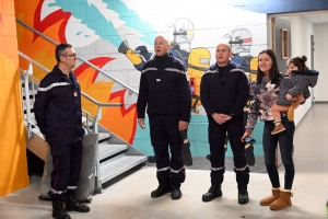 Saint-Romain-Lachalm : Philippe Fayolle promu sergent honoraire chez les pompiers