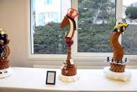 Yssingeaux : des sculptures sur le thème des jeux de société au concours des Croquembouches