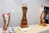 Yssingeaux : des sculptures sur le thème des jeux de société au concours des Croquembouches