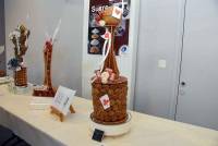 Yssingeaux : des sculptures sur le thème des jeux de société au concours des Croquembouches