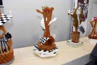 Yssingeaux : des sculptures sur le thème des jeux de société au concours des Croquembouches