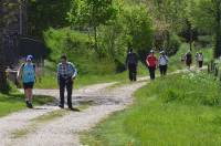 Une centaine de personnes ont randonné entre Yssingeaux et le camp de Charnaud.