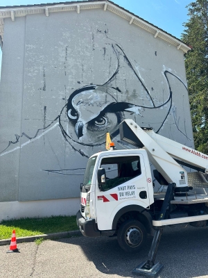 Dunières : un avant-goût du week-end graff