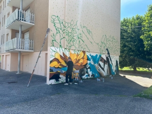 Dunières : un avant-goût du week-end graff