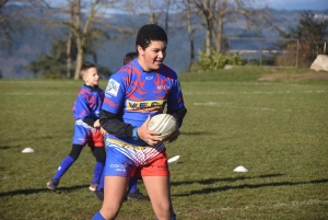 Monistrol-sur-Loire : un samedi enjoué pour l&#039;école de rugby du REVE XV