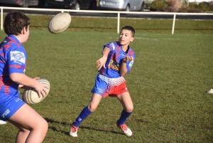 Monistrol-sur-Loire : un samedi enjoué pour l&#039;école de rugby du REVE XV