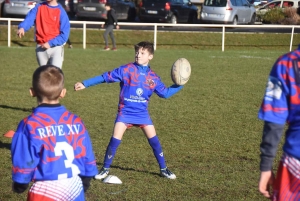 Monistrol-sur-Loire : un samedi enjoué pour l&#039;école de rugby du REVE XV