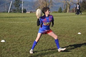 Monistrol-sur-Loire : un samedi enjoué pour l&#039;école de rugby du REVE XV