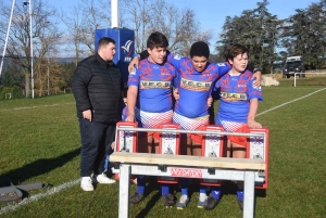 Monistrol-sur-Loire : un samedi enjoué pour l&#039;école de rugby du REVE XV