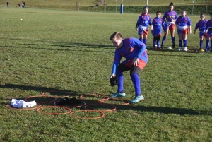 Monistrol-sur-Loire : un samedi enjoué pour l&#039;école de rugby du REVE XV