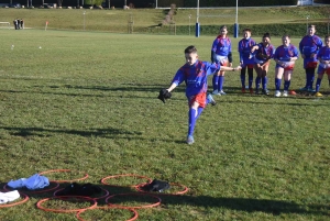 Monistrol-sur-Loire : un samedi enjoué pour l&#039;école de rugby du REVE XV