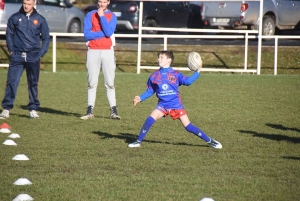 Monistrol-sur-Loire : un samedi enjoué pour l&#039;école de rugby du REVE XV