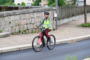 Sainte-Sigolène : les CM2 de l&#039;école Germaine-Tillion en immersion en vélo dans les rues