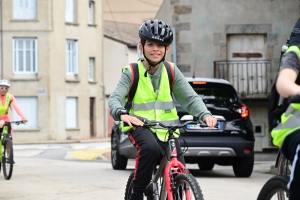 Sainte-Sigolène : les CM2 de l&#039;école Germaine-Tillion en immersion en vélo dans les rues