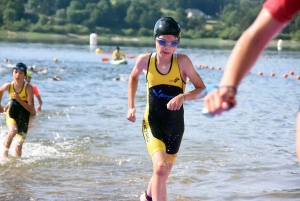 Triathlon des Sucs : 45 enfants plongent les premiers