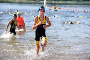 Triathlon des Sucs : 45 enfants plongent les premiers