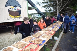 Saint-Bonnet-le-Froid : 1000 parts découpées sur la tarte XXL à la châtaigne