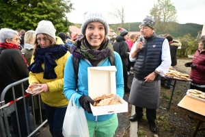 Saint-Bonnet-le-Froid : 1000 parts découpées sur la tarte XXL à la châtaigne