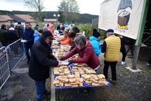 Saint-Bonnet-le-Froid : 1000 parts découpées sur la tarte XXL à la châtaigne