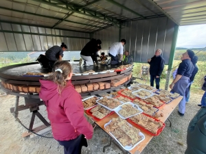 Saint-Bonnet-le-Froid : 1000 parts découpées sur la tarte XXL à la châtaigne