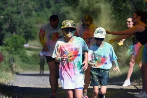 Lantriac : 200 participants pour la première course des couleurs