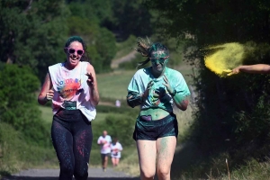 Lantriac : 200 participants pour la première course des couleurs