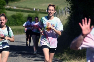 Lantriac : 200 participants pour la première course des couleurs