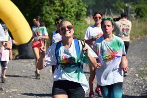 Lantriac : 200 participants pour la première course des couleurs