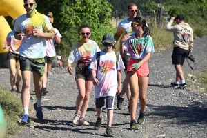 Lantriac : 200 participants pour la première course des couleurs