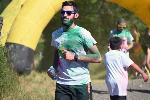 Lantriac : 200 participants pour la première course des couleurs