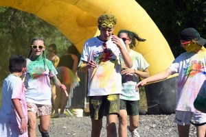 Lantriac : 200 participants pour la première course des couleurs