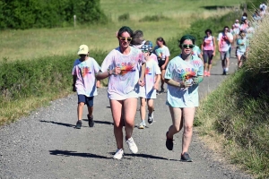 Lantriac : 200 participants pour la première course des couleurs