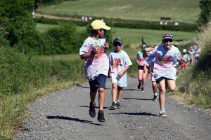 Lantriac : 200 participants pour la première course des couleurs