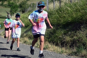 Lantriac : 200 participants pour la première course des couleurs