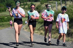 Lantriac : 200 participants pour la première course des couleurs