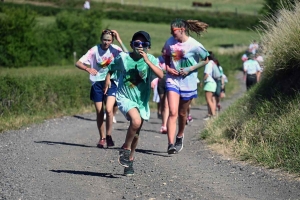 Lantriac : 200 participants pour la première course des couleurs