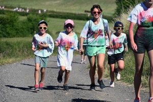 Lantriac : 200 participants pour la première course des couleurs