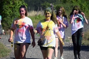 Lantriac : 200 participants pour la première course des couleurs