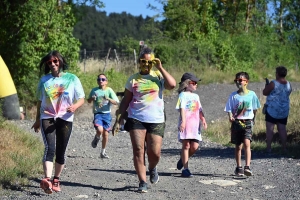 Lantriac : 200 participants pour la première course des couleurs