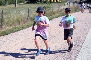 Lantriac : 200 participants pour la première course des couleurs