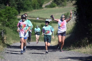 Lantriac : 200 participants pour la première course des couleurs