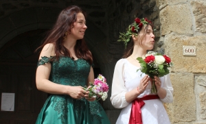 Queyrières : un mariage acté dans l'église non consacrée de "Monedeyres"