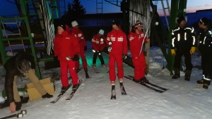 La dernière descente aux flambeaux de la saison à la station des Estables