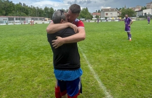 Dunières : pour le dernier match, le président Richard Leydier a joué en équipe première