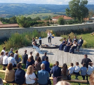 Un cadre magnifique pour cette cérémonie de mariage