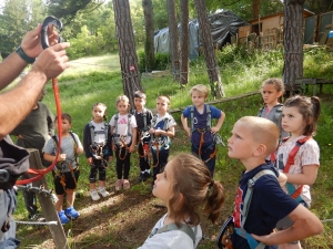 Monistrol-sur-Loire : sortie accrobranche pour les élèves de Grande Section d&#039;Albert-Jacquard