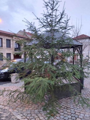 Lantriac : un sapin de Noël à décorer dans le village